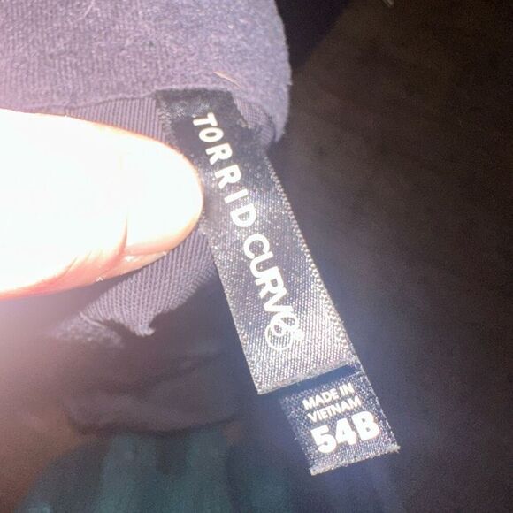 Torrid 54B black full figure full coverage sexy lingerie bra - Picture 3 of 3